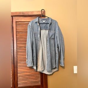 Jean jacket cover up